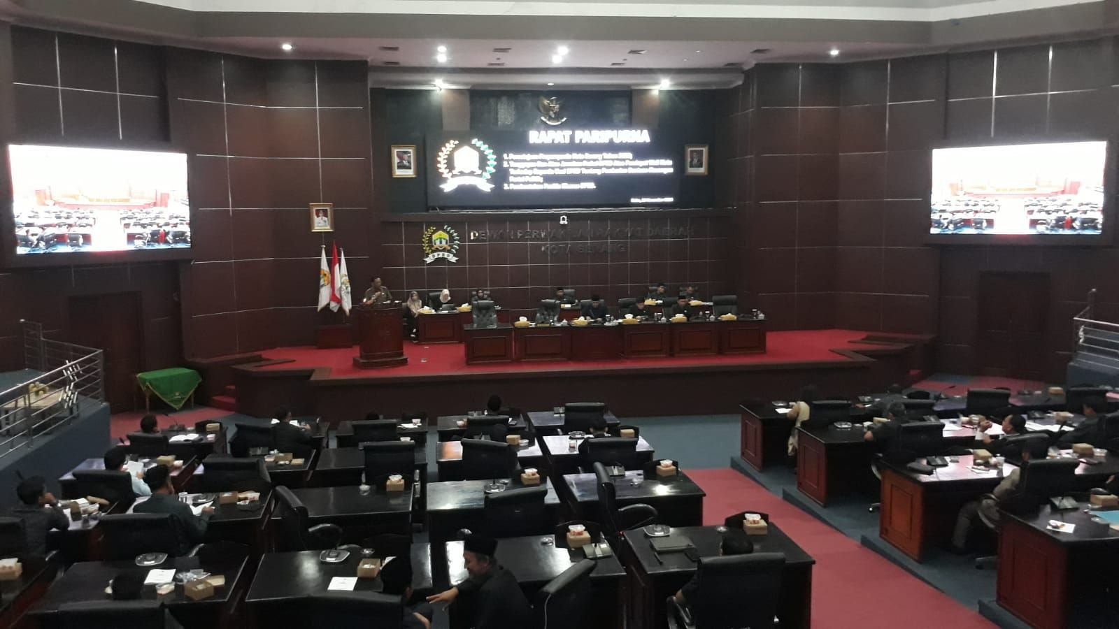 Usulan Hilang, Fraksi PDI Perjuangan Walk Out dari Paripurna DPRD Kota Serang