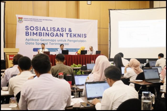 Diskominfo Kabupaten Tangerang Gelar Bimtek Penggunaan Aplikasi Geomaps