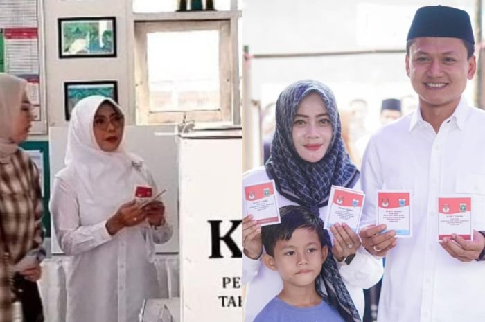 Paslon 02 Pilkada Pandeglang, Nyoblos di Kampung Halaman Masing-masing