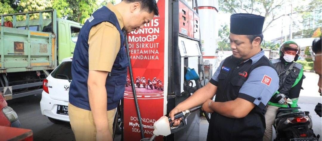 Jelang Nataru, Disperindagkop UKM Kota Tangerang Awasi SPBU di Jalur Mudik