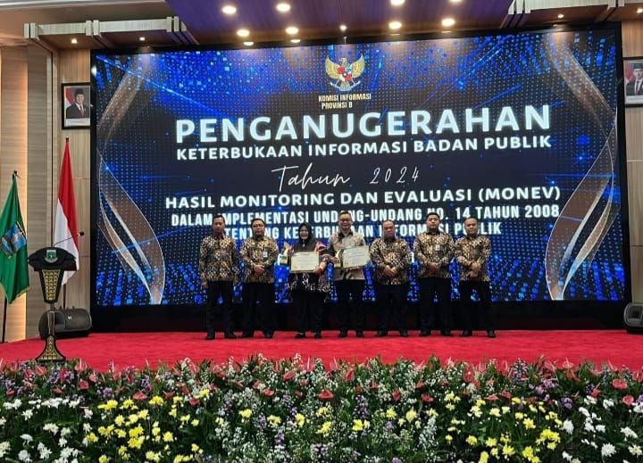 Perumdam Tirta Berkah Pandeglang Raih Penghargaan Badan Publik Kategori Informatif dari KI Banten