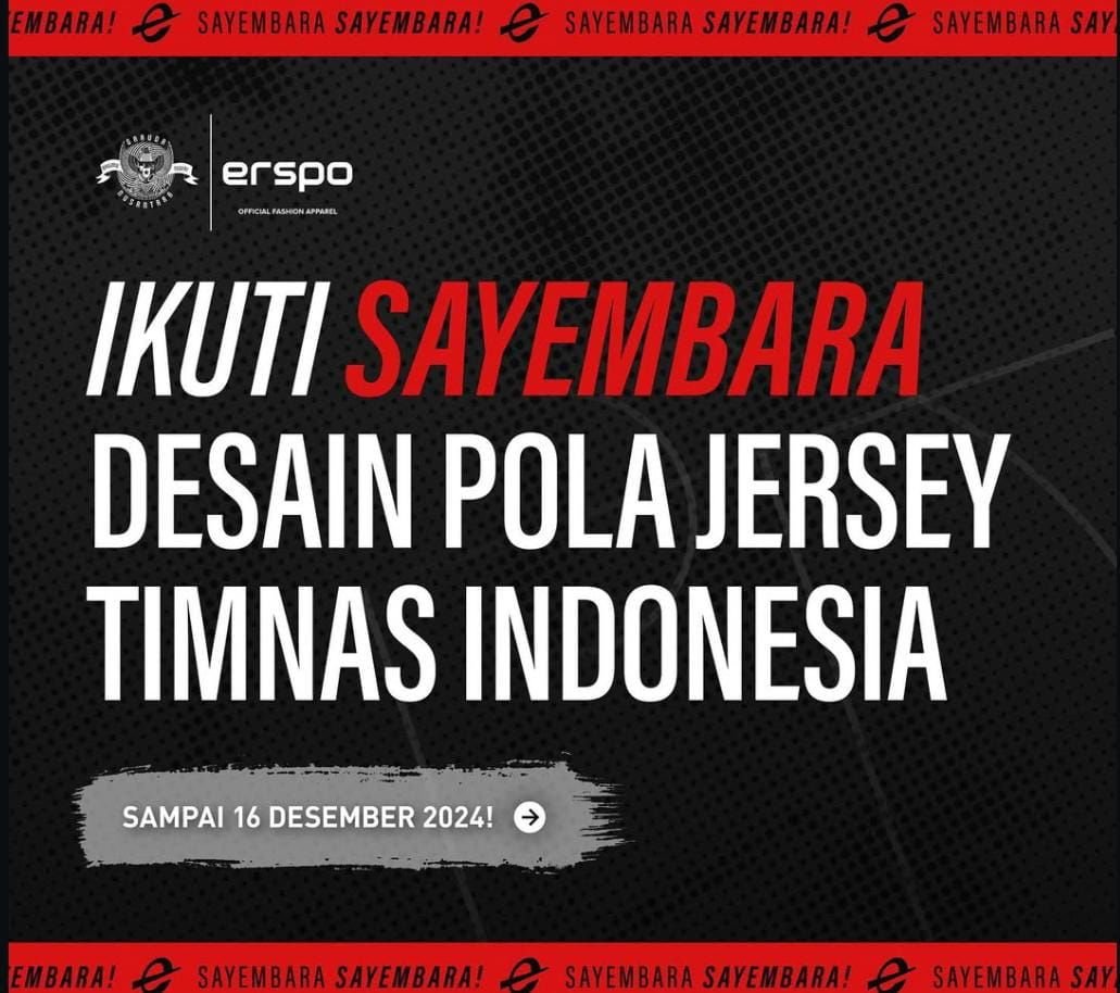 Sayembara Desain Jersey Timnas Indonesia, Pendaftaran Tersisa Empat Hari