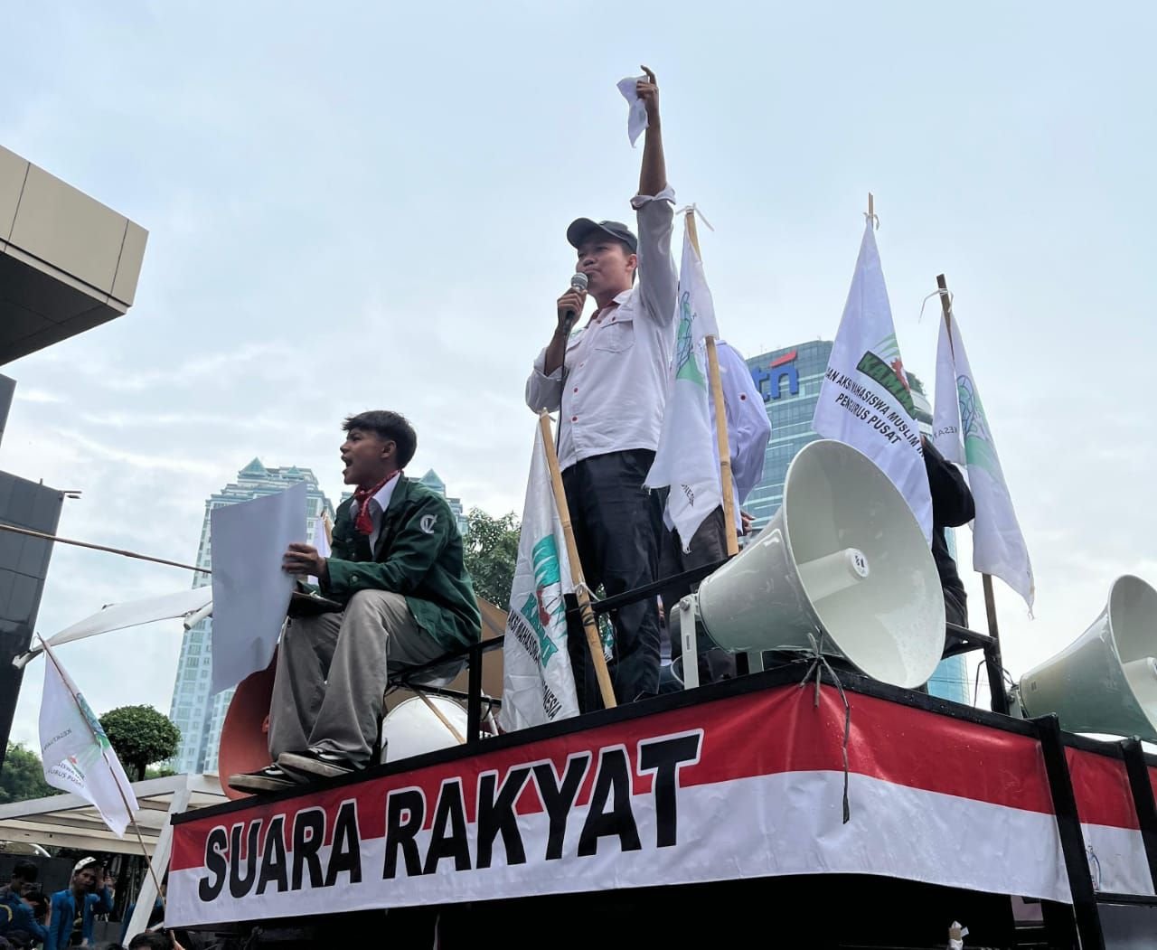 KAMMI Wilayah Banten Geruduk KPK, Desak Segera Tangkap Harun Masiku