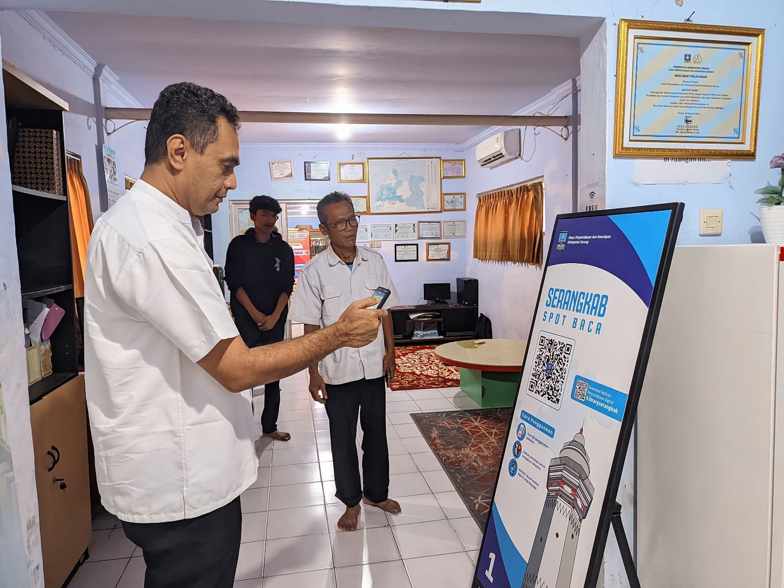 Punya 29 Kecamatan, DPKD Kabupaten Serang Hanya Miliki 3 Spot Baca Digital