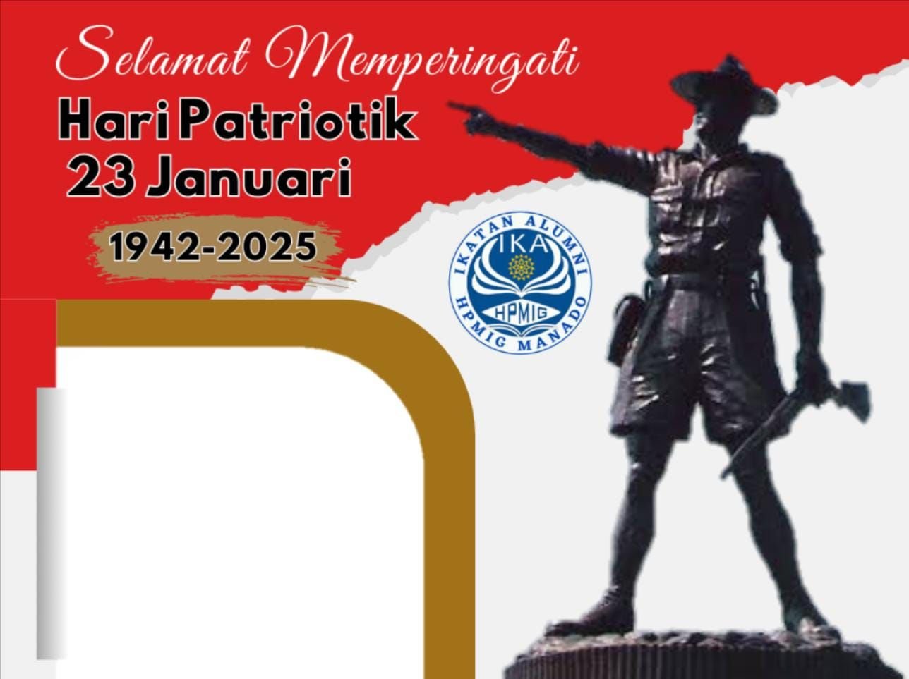 Link Twibbon Hari Patriotik Gorontalo Ke-83 Tahun 2025, Desainnya Penuh Makna Perjuangan
