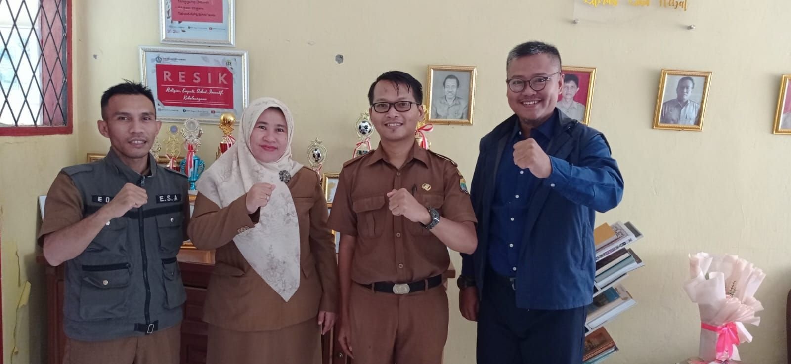 Komitmen Membentuk Karakter Peserta Didik, SMPN 5 Kota Serang Gelar LDKS untuk Pengurus OSIS