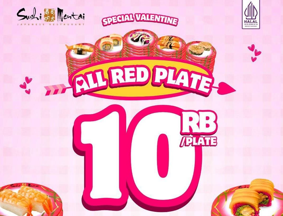 Promo Makan di All Red Plate Sushi Mentai Indonesia Hanya 10 Ribu Per Piring, Ada di Kota Anda? 1 Promo Makan di All Red Plate Sushi Mentai Indonesia Hanya 10 Ribu Per Piring, Ada di Kota Anda?