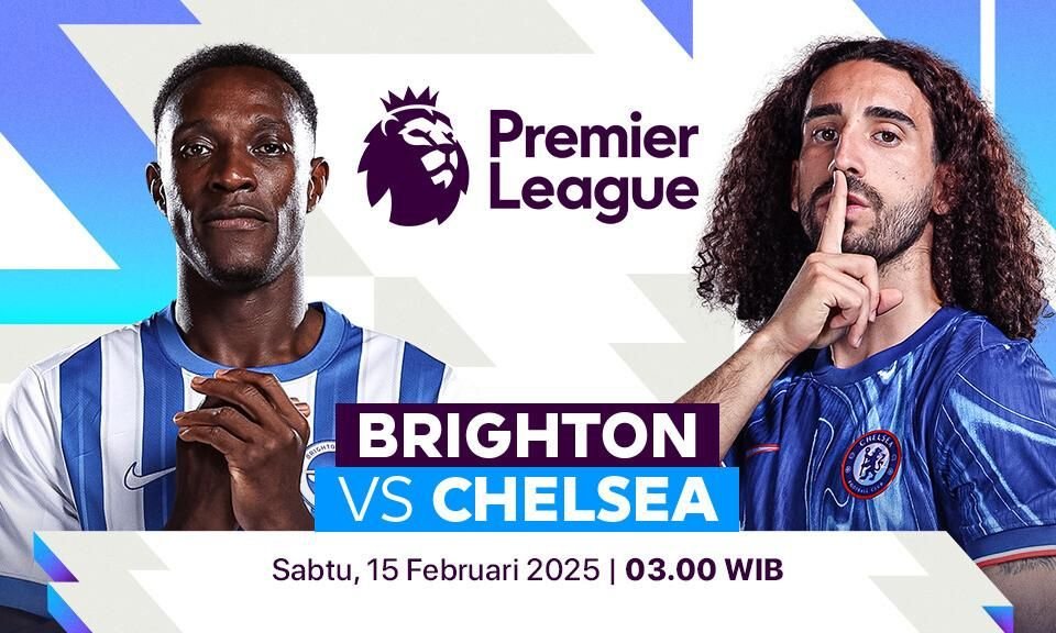 Lanjutan Liga Inggris Brighton vs Chelsea: Link Live Streaming dan Prediksi Susunan Pemain