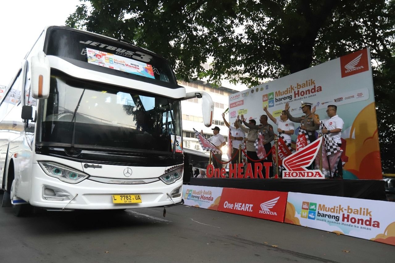 AHM Siapkan 92 Bus dan 28 Truk untuk Mudik Gratis Lebaran 2025, Tujuan ke Dua Kota Ini