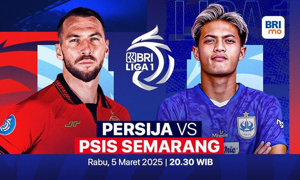 Lanjutan Liga 1 Persija Jakarta vs PSIS Semarang, Duel Sengit Macan Kemayoran Lawan Mahesa Jenar 1 Lanjutan Liga 1 Persija Jakarta vs PSIS Semarang, Duel Sengit Macan Kemayoran Lawan Mahesa Jenar