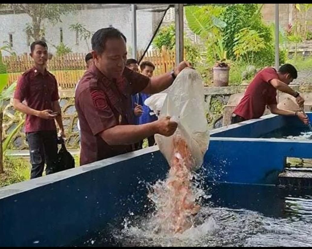 Lapas Cilegon Kembangkan Ketahanan Pangan Lewat Peternakan Ikan