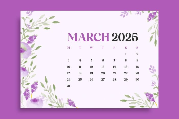 Daftar Hari Besar di Bulan Maret 2025, Ada HUT KOSTRAD hingga Nyepi