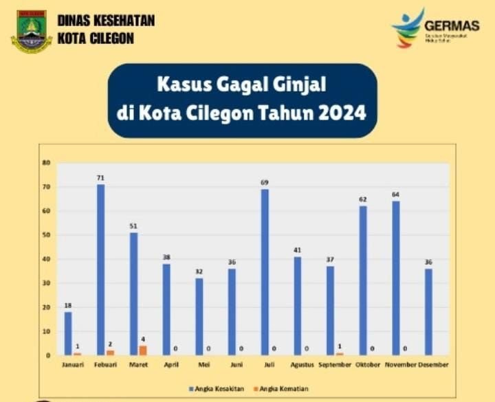 Sudah Menyerang Usia Produktif, 535 Warga Cilegon Alami Gagal Ginjal