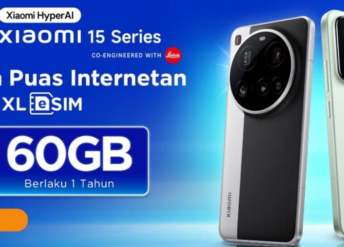 Kolaborasi XL Axiata dan Xiaomi Tawarkan Bundling eSIM 60GB untuk Pembelian Xiaomi 15 Series 1 Kolaborasi XL Axiata dan Xiaomi Tawarkan Bundling eSIM 60GB untuk Pembelian Xiaomi 15 Series