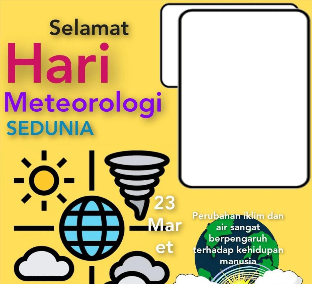 GRATIS! 4 Link Twibbon Peringatan Hari Meteorologi Sedunia 2025, Desain Keren dan Cocok Dibagikan di Sosmed 2 GRATIS! 4 Link Twibbon Peringatan Hari Meteorologi Sedunia 2025, Desain Keren dan Cocok Dibagikan di Sosmed