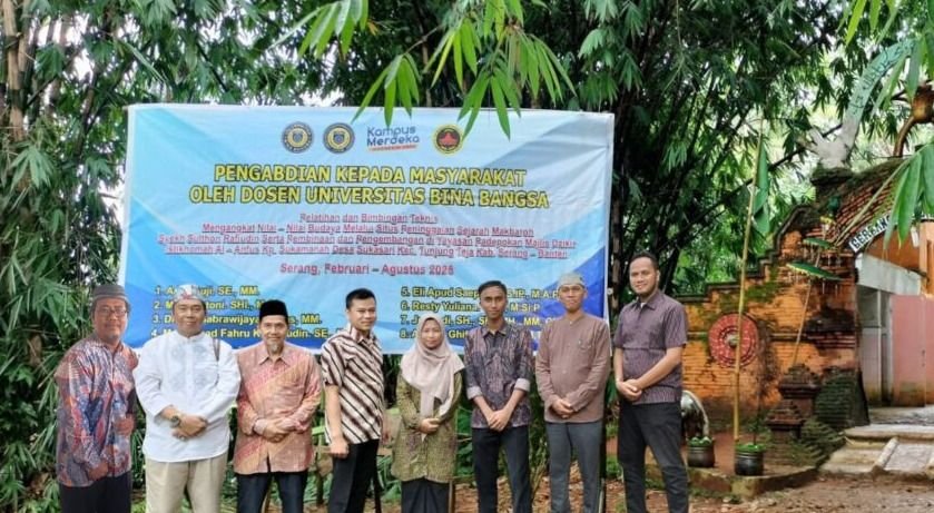 Dosen Uniba Lakukan PKM Pelestarian Cagar Budaya