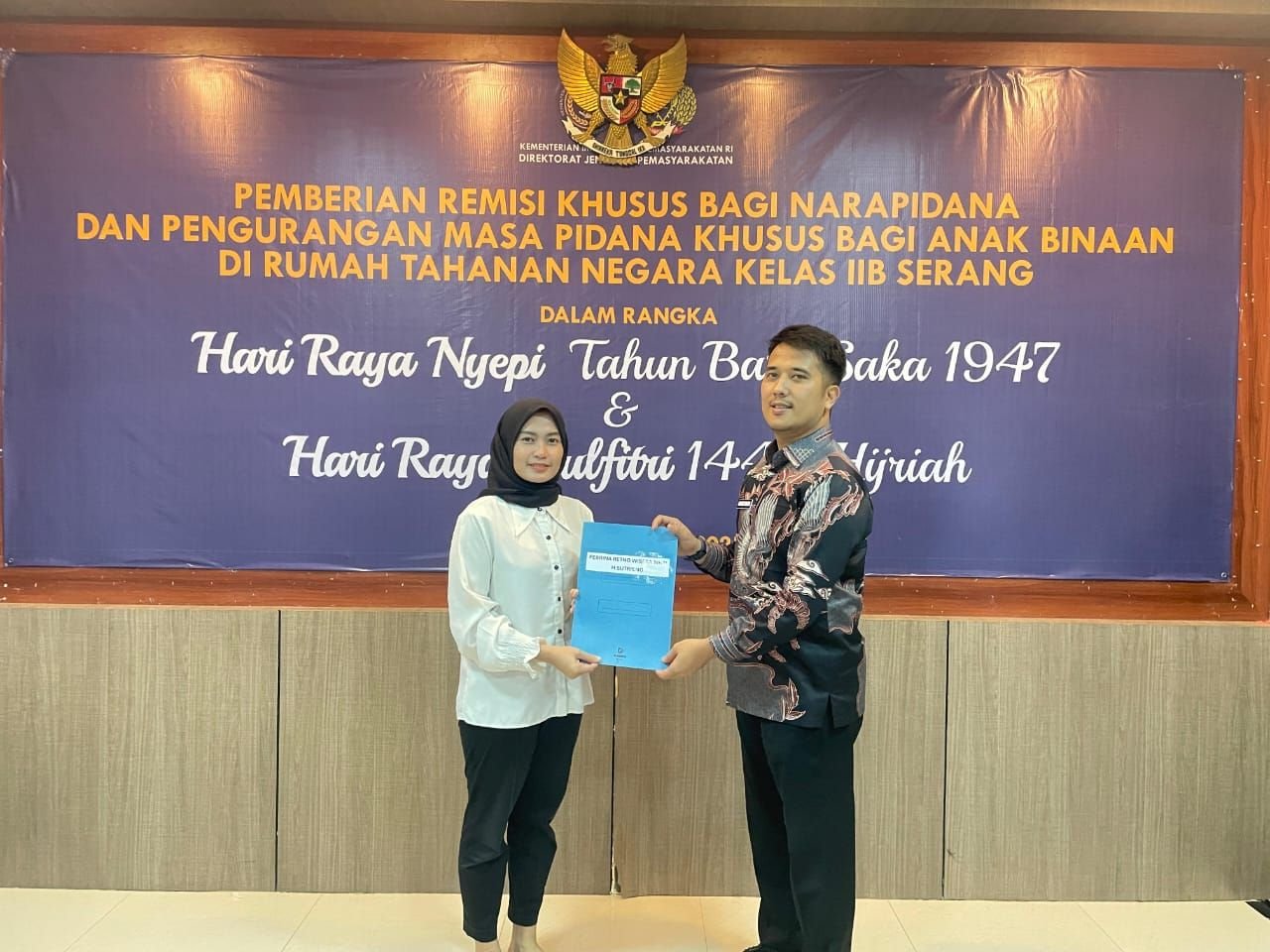 Lebaran Berkah, 115 Napi Rutan Seran Dapat Remisi Dapat Secepatnya Kumpul Keluarga