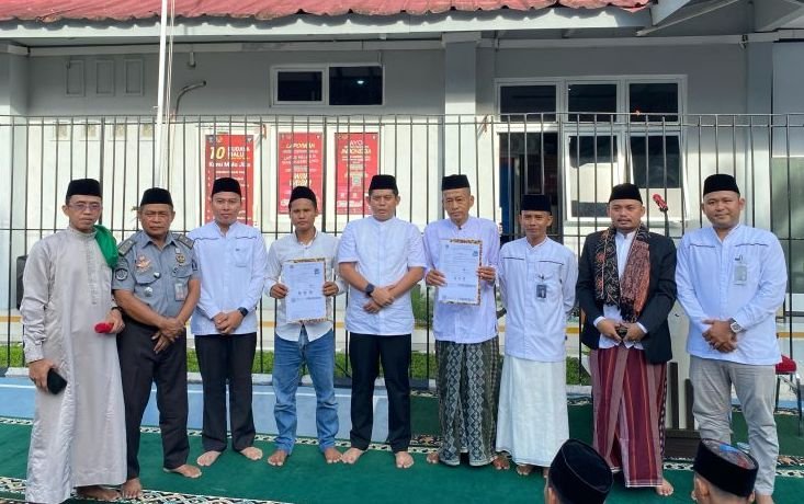 233 Napi Lapas Kelas III Rangkasbitung Dapat Remisi Khusus Idulfitri, 4 Langsung Bebas