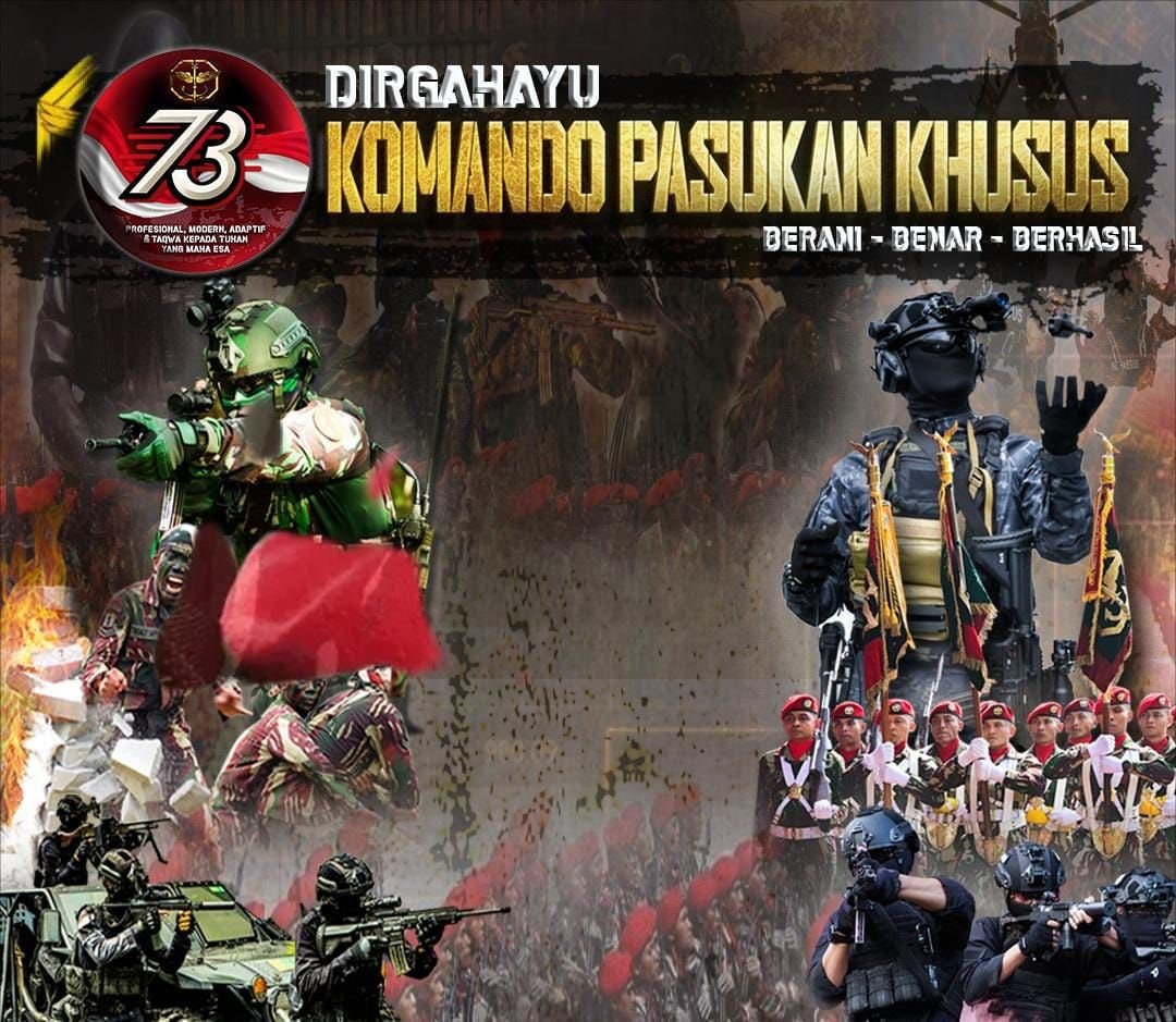 10 Ucapan Peringatan HUT Kopassus ke-73 Tahun 2025, Inspiratif dan Penuh Makna