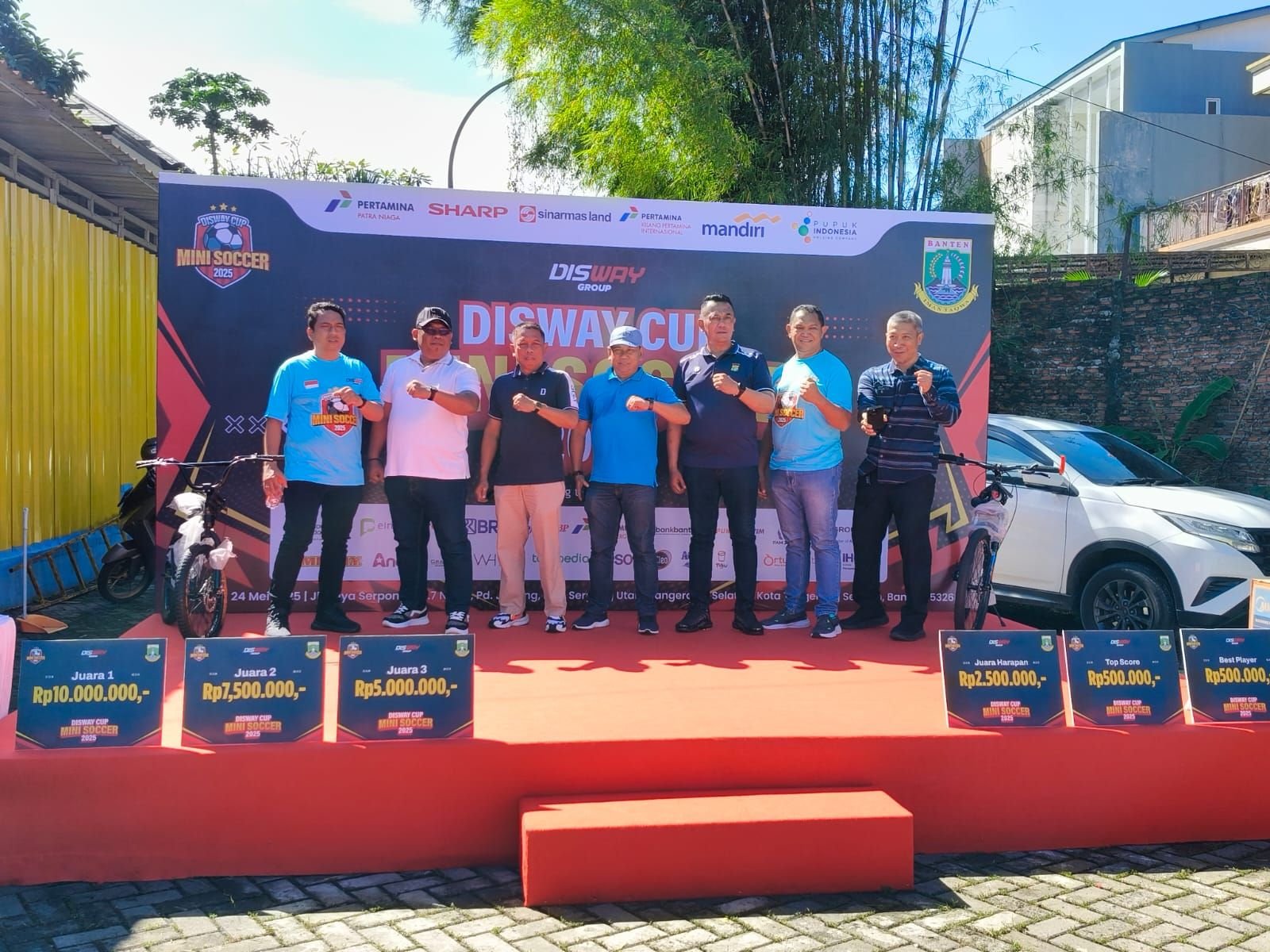 12 Tim Meriahkan Event Disway Cup 2025 di Minisoccer KM7 Tangerang Selatan