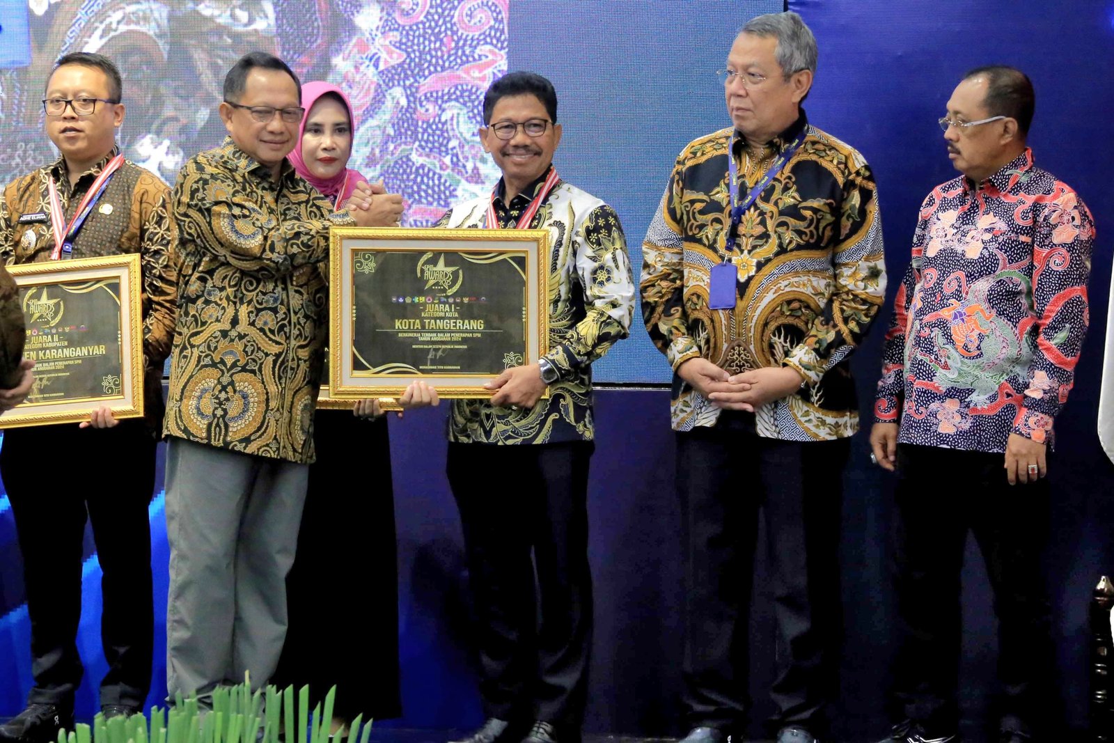 Keren! Dua Kota di Provinsi Banten ini Sabet Penghargaan SPM Award 2025 dari Kemendagri