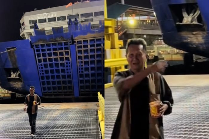 Turun Beli Mie Seduh, Seorang Penumpang Bus Tertinggal Masuk Kapal di Pelabuhan Merak 2 Turun Beli Mie Seduh, Seorang Penumpang Bus Tertinggal Masuk Kapal di Pelabuhan Merak
