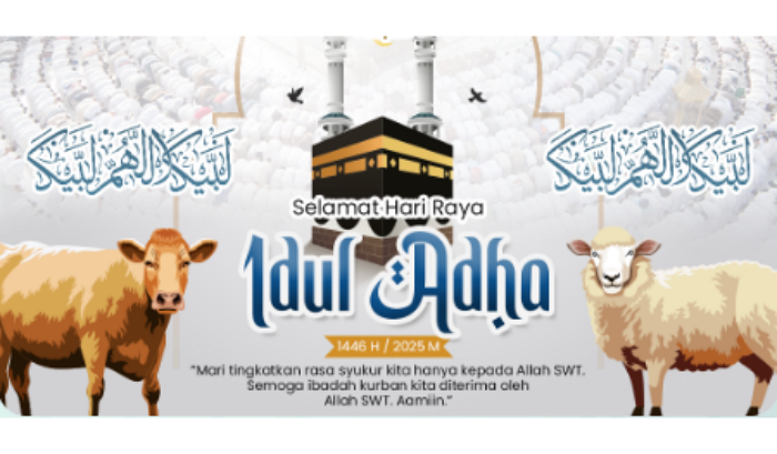 Tinggal Klik! 10 Link Twibbon Idul Adha 2025, Desain Keren serta Kekinian Cocok Diunggah di Medsos