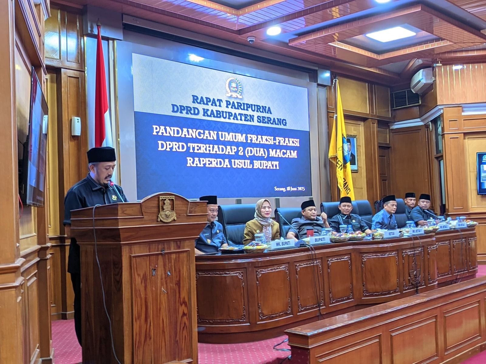 Tidak Tegas Lindungan Lahan Pertanian, Fraksi Gerindra DPRD Kabupaten Serang Soroti Raperda RP3KP