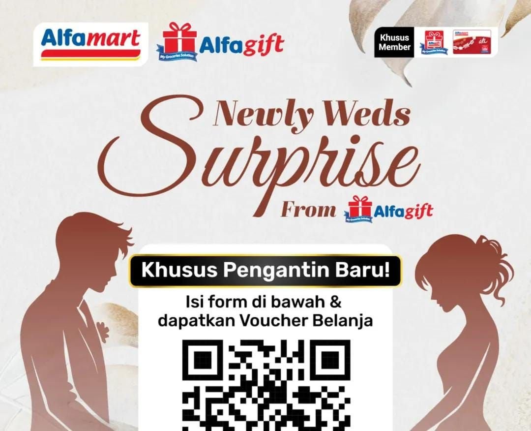 Pengantin Baru Merapat! Ada Kejutan Spesial dari Alfagift, Cek Syarat dan Ketentuannya 8 Pengantin Baru Merapat! Ada Kejutan Spesial dari Alfagift, Cek Syarat dan Ketentuannya
