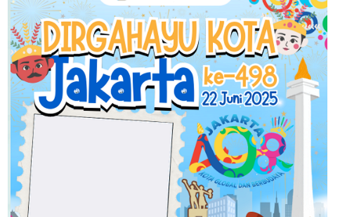13 Link Twibbon HUT Jakarta ke-498 Tahun 2025, Desain Meriah dan Kekinian Cocok Dibagikan di Medsos
