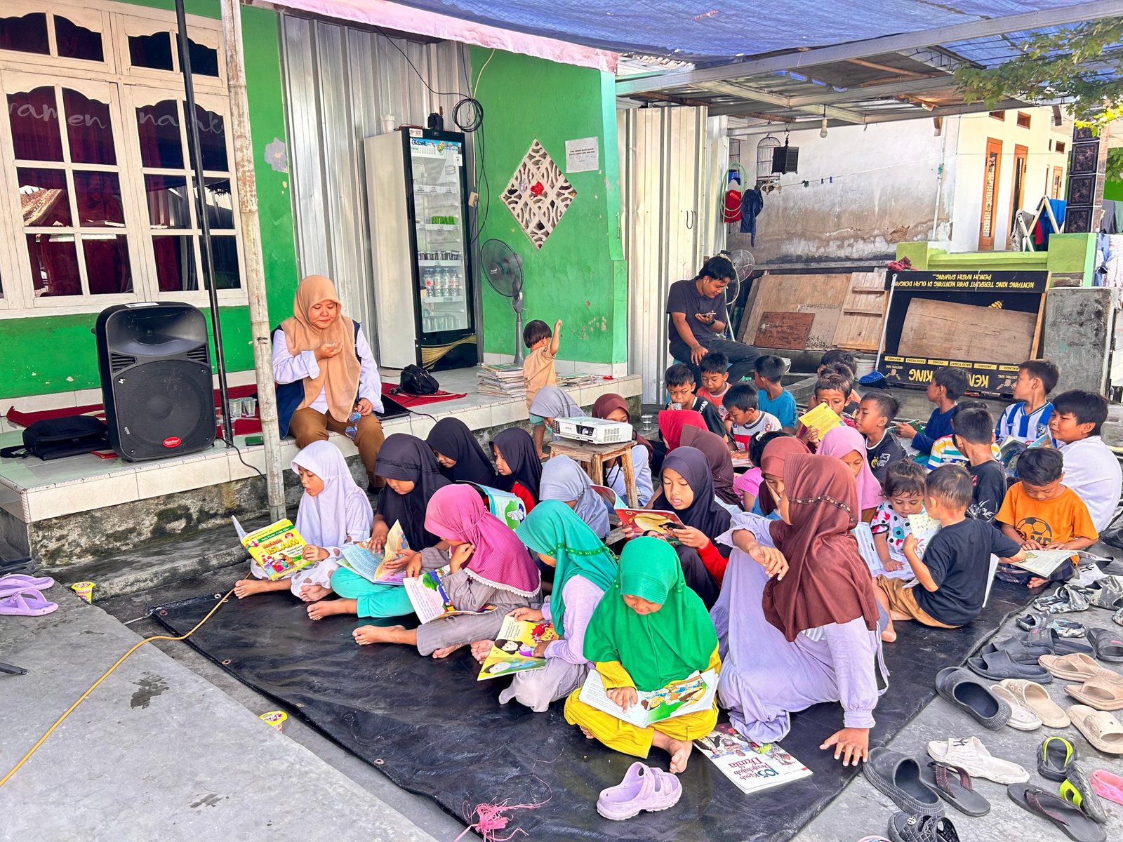 Libur Sekolah, TBM Pusaka 37 Bareng Perpusda Banten Gelar Acara Literasi