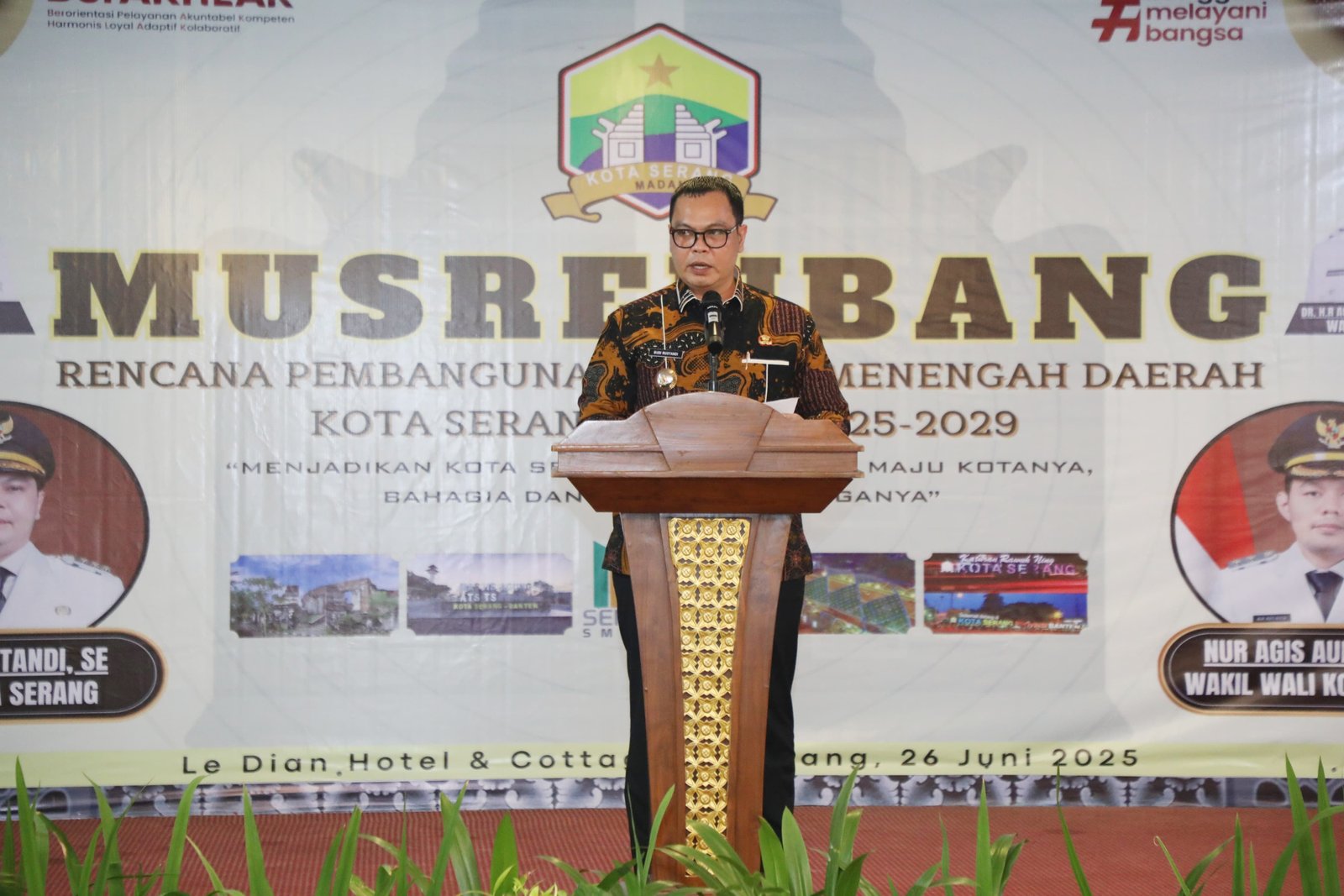 Rumuskan RPJMD Kota Serang 2025-2029, Walikota Budi Rustandi Bakal Buka Keran Investasi