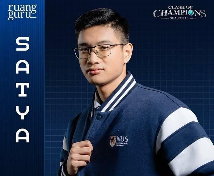 Profil Satya Peserta Clash of Champions Season 2, Mahasiswa NUS yang Jago Matematika 1 Profil Satya Peserta Clash of Champions Season 2, Mahasiswa NUS yang Jago Matematika