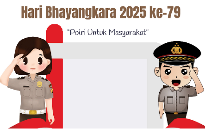 GRATIS! 15 Link Twibbon HUT Bhayangkara ke-79 Tahun 2025, Desain Elegan dan Kekinian Cocok Dibagikan di Medsos 1 GRATIS! 15 Link Twibbon HUT Bhayangkara ke-79 Tahun 2025, Desain Elegan dan Kekinian Cocok Dibagikan di Medsos