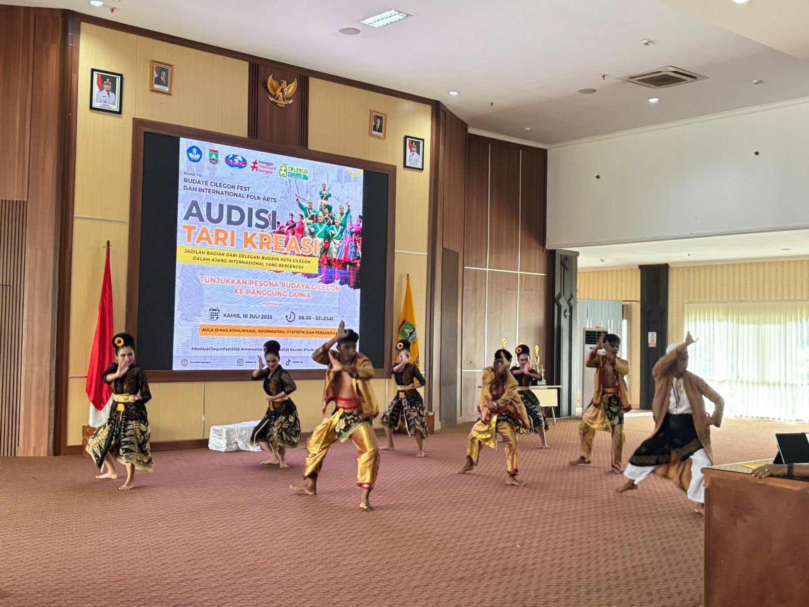 Pemkot Cilegon Cari 3 Grup Penari untuk Festival Budaya Internasional yang Libatkan 5 Negara 3 Pemkot Cilegon Cari 3 Grup Penari untuk Festival Budaya Internasional yang Libatkan 5 Negara