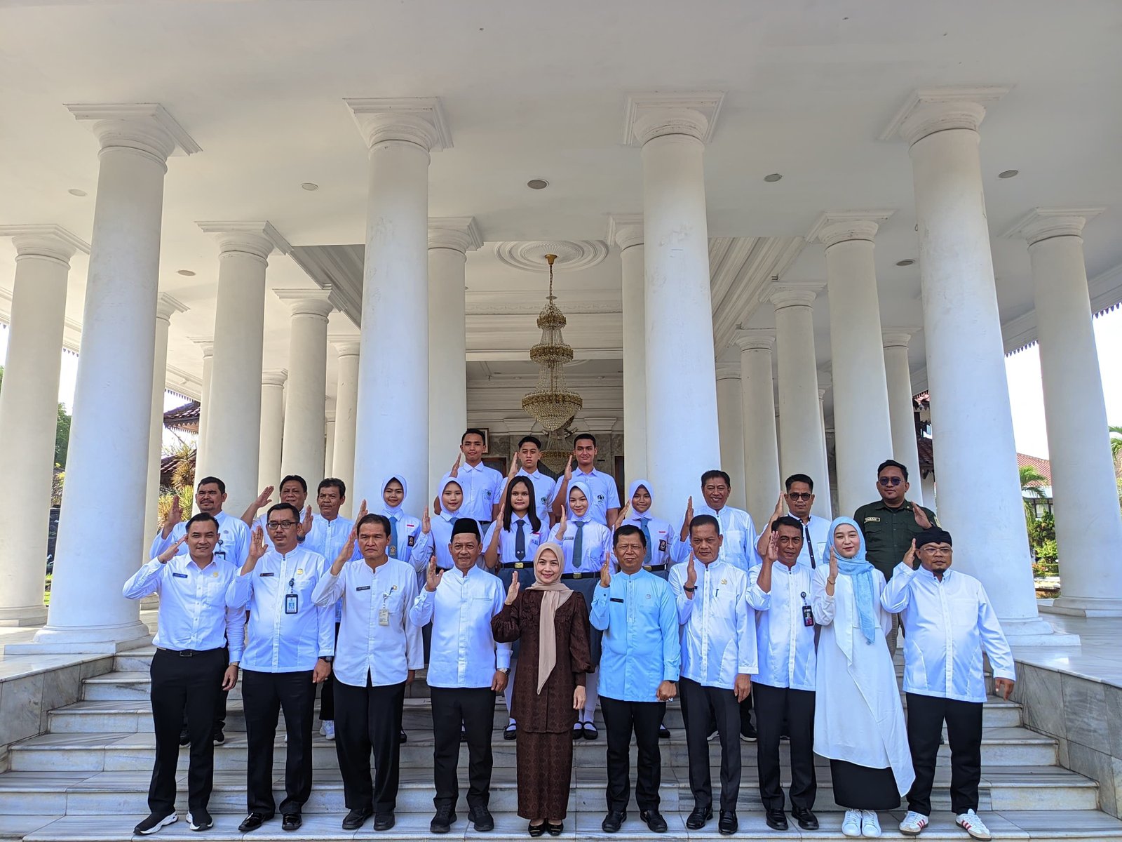 Pemkab Serang Lepas Paskibraka Untuk Tingkat Provinsi Banten dan Nasional