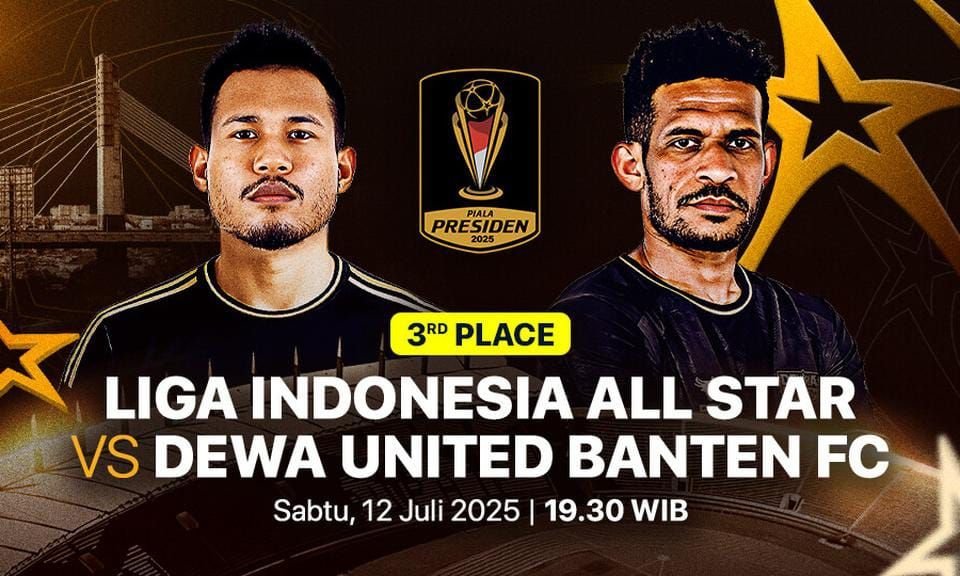 Malam Mingguan di Rumah Aja! Saksikan Perebutan Tempat Ketiga Piala Presiden 2025