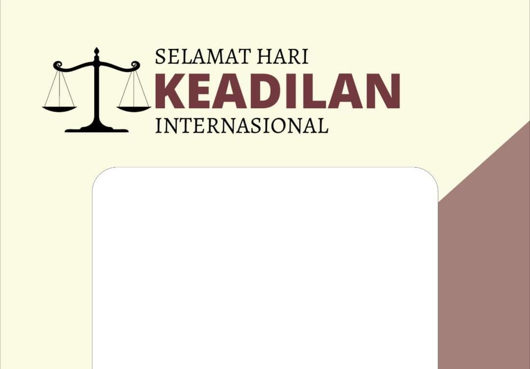 GRATIS! 4 Link Twibbon Hari Keadilan Internasional 2025