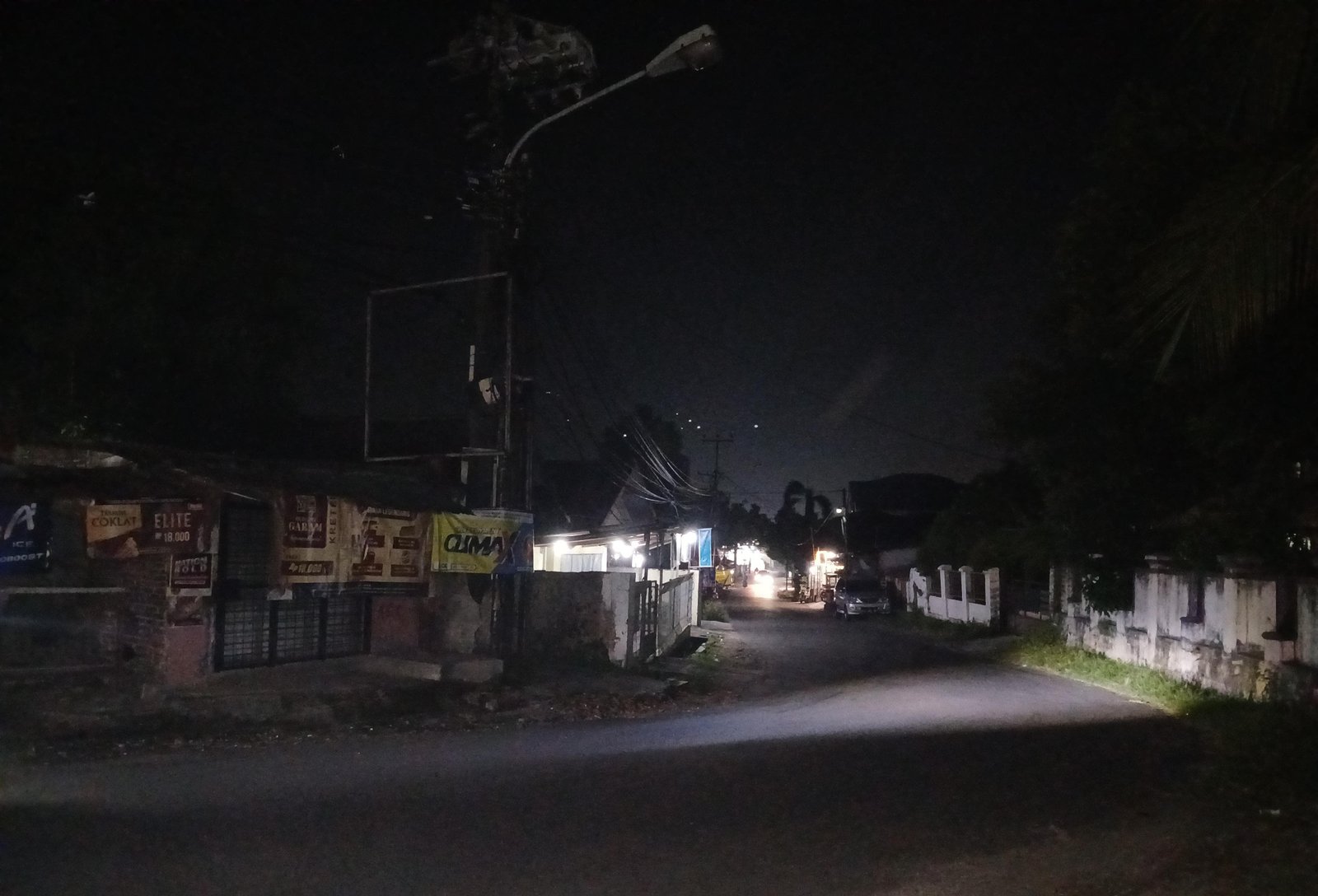 PJU Padam, Jalan di Jantung Kota Cilegon Gelap