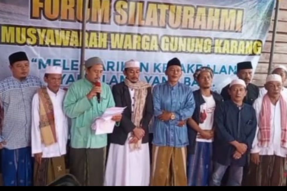 Viral, Warga Tolak Kawasan Gunung Karang Jadi Tempat Wisata.