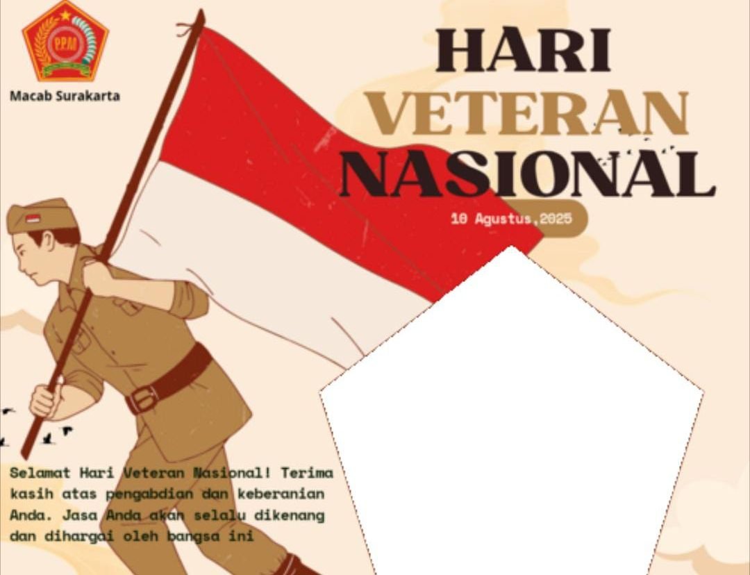 Link Twibbon Peringatan Hari Veteran Nasional 2025, Yuk Kenang Perjuangan Pejuang Merah Putih