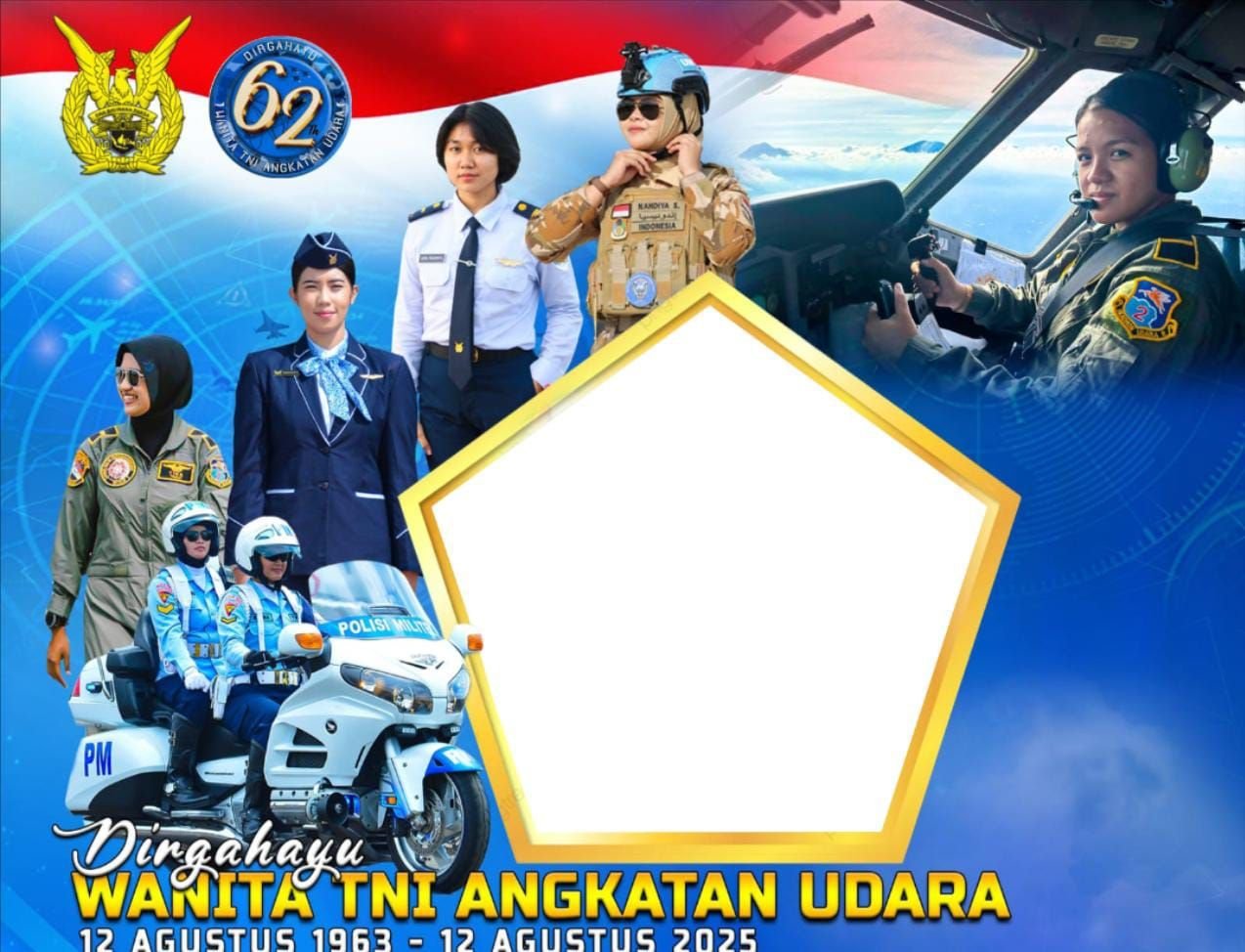 2 Link Twibbon Peringatan HUT Wanita TNI Angkatan Udara Tahun 2025, Desain Keren dan Tentunya Gratis