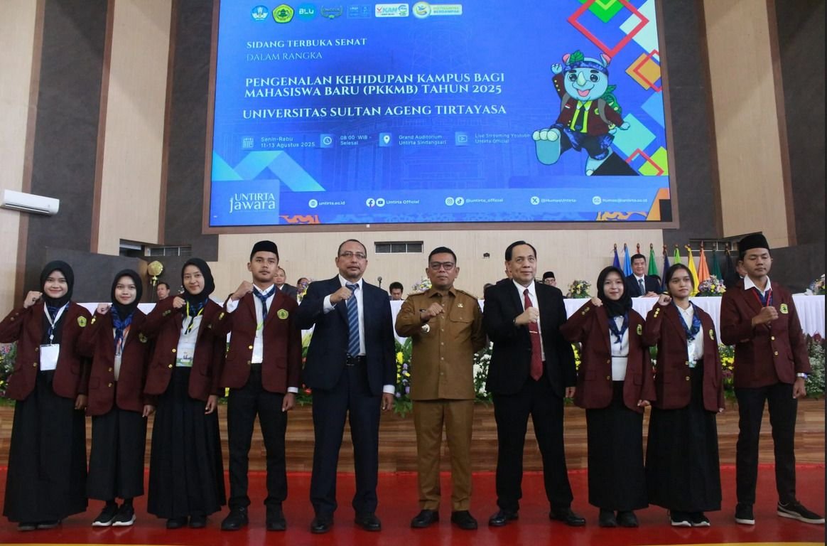 Untirta Gelar PKKMB, Tanamkan Jiwa JAWARA untuk Mahasiswa Baru