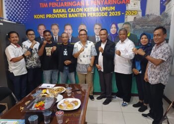 Tim TPP KONI Banten Tetapkan Jadwal Agus Jam 13.00 WIB, Abdul Salam Serahkan Pukul 16.00 WIB 8 Tim TPP