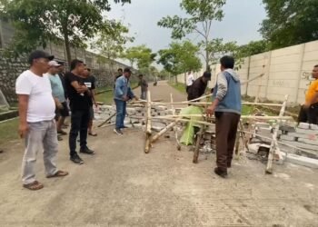 Akses Jalan Perumahan Citra Maja City Diblokir Ahli Waris 1 Jalan