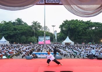 Quattrick, Kesti TTKKDH Kembali Pecahkan Rekor MURI 1 pencak silat