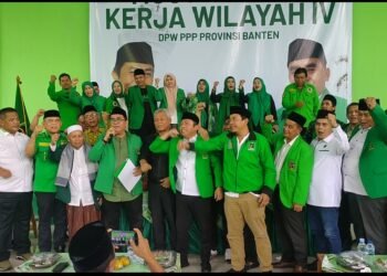 PPP Banten deklarasi tidak mendukung Mardiono di Muktamar X nanti. (Muhamad Tohir Bantenraya.com)