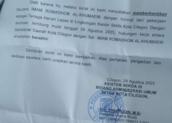 honorer pemkot cilegon dipecat