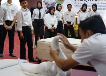 Jawara Making Bed Class Season 2 Horison Altama Pandeglang Dikuasai SMKN 1 Anyer 1 Hotel