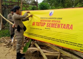 galian tanah maja disegel